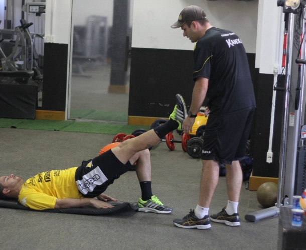 Criciúma faz treino técnico e de força