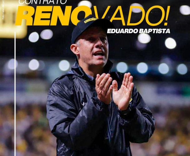 Criciúma renova com o técnico Eduardo Baptista