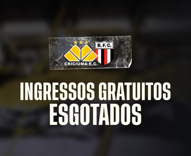 Ingressos gratuitos e infantis estão esgotados