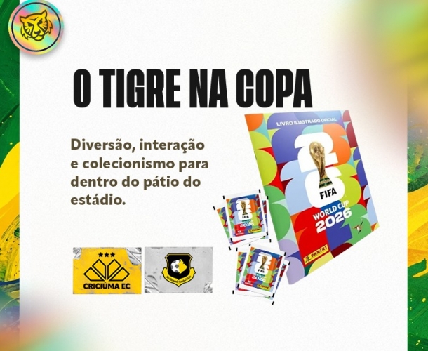 O Tigre na Copa: Criciúma promove ações especiais no Heriberto Hülse antes do duelo contra o São Bernardo 