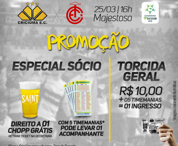 Promoção para Criciúma e Inter de Lages