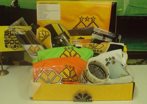 Resultado do sorteio de kit para sócios