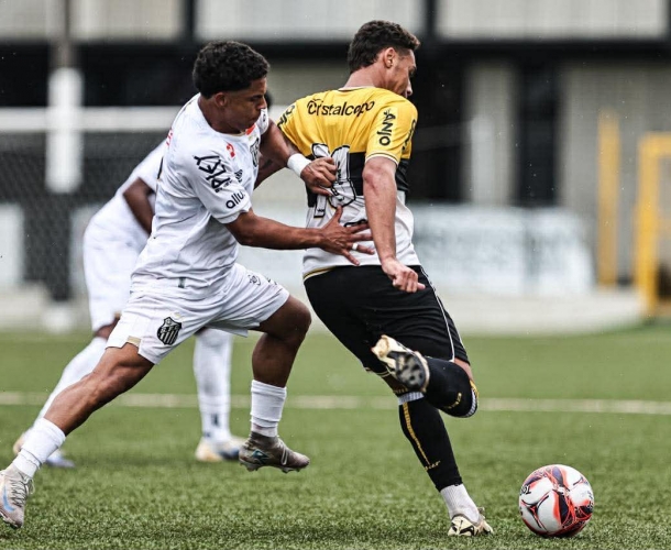 Resultado negativo contra o Santos no Sub-20