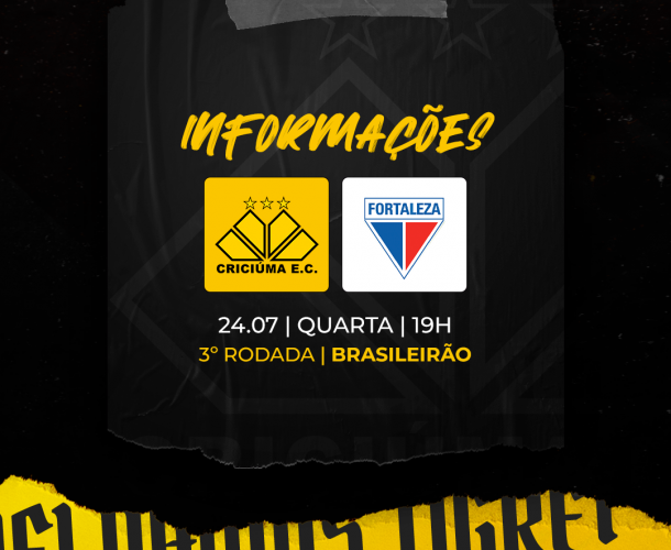 SERVIÇO DE JOGO PARA CRICIÚMA X FORTALEZA