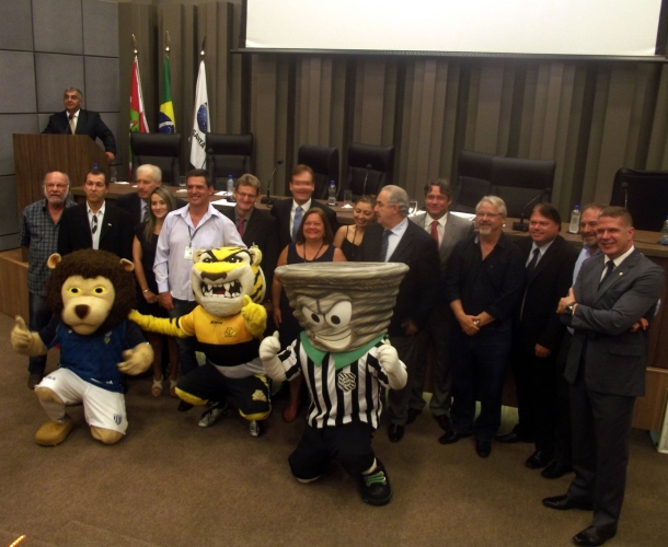 Tigrão presente em evento da OAB/SC