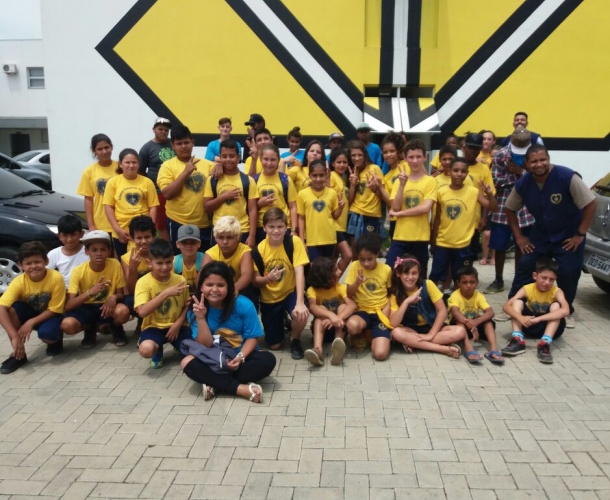 Visita da LBV no Centro de Treinamento do Tigre