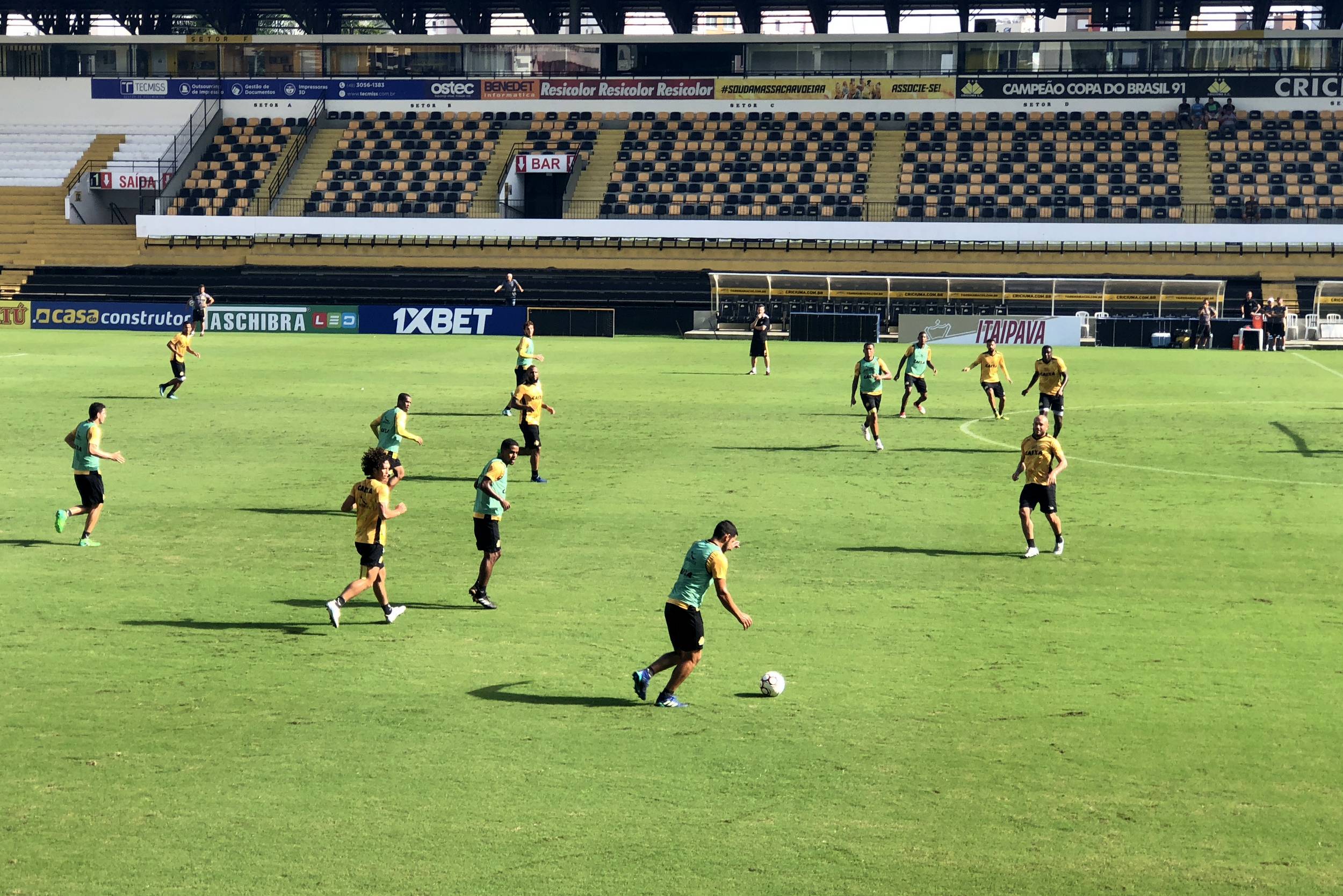 Treino do Criciúma no HH - 30/04