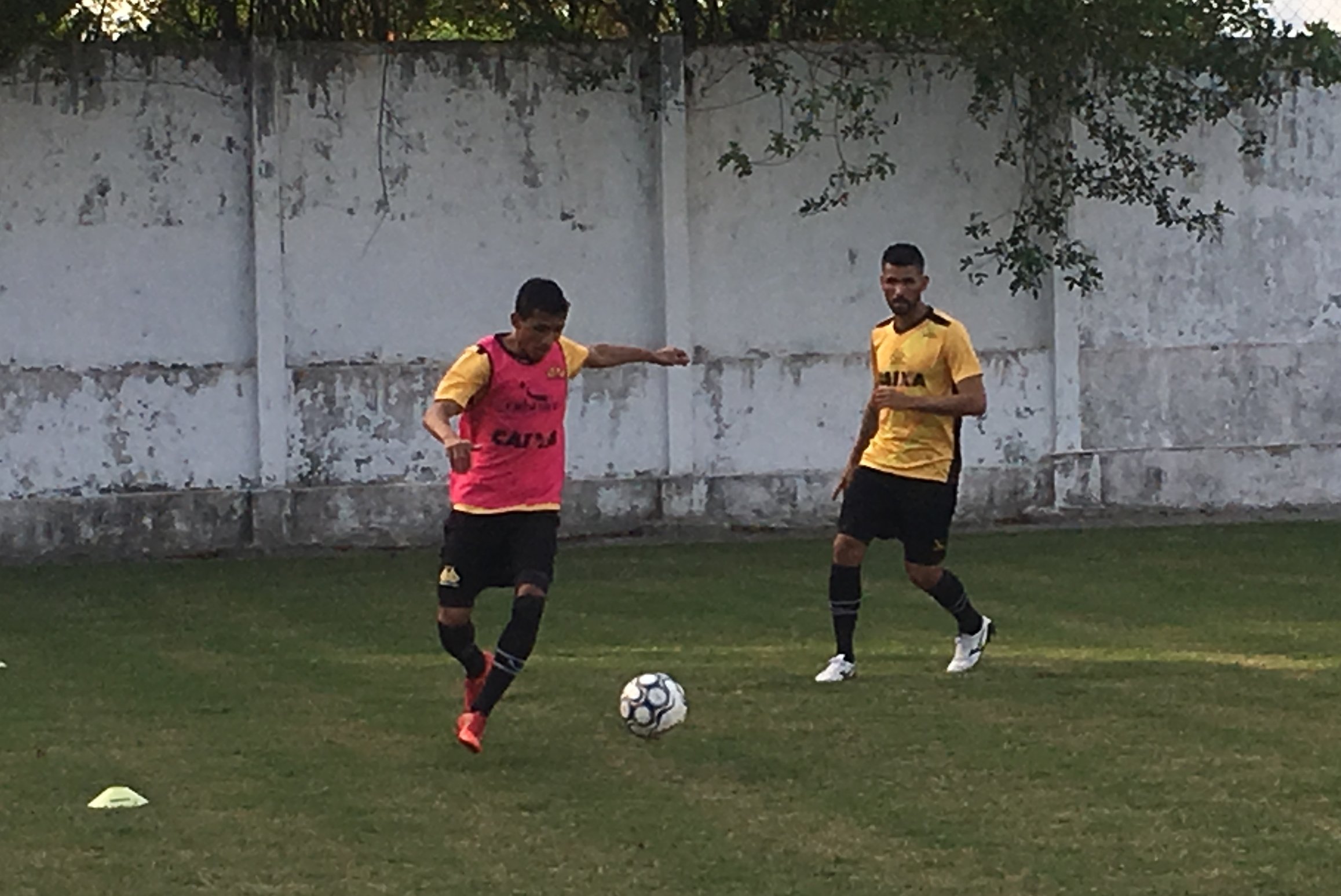 Treino do Criciúma no CT do Corinthians (AL) - 24/08